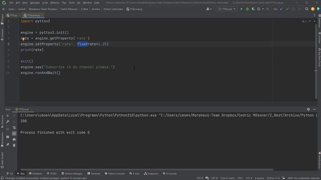 Text-To-Speech in Python: Lokal und gratis mit 4 Zeilen! смотреть онлайн