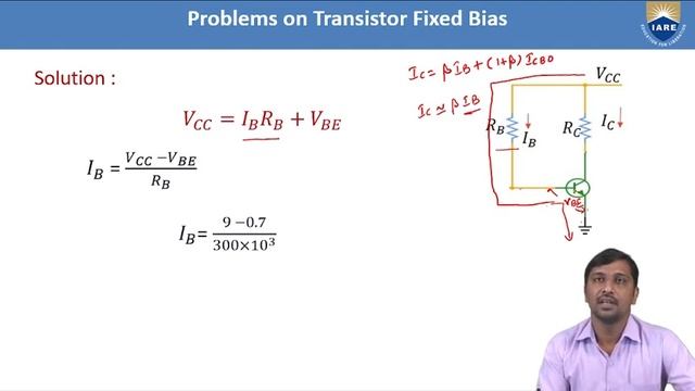 Problems on Transistor Fixed Bias by Mr. B Naresh смотреть онлайн