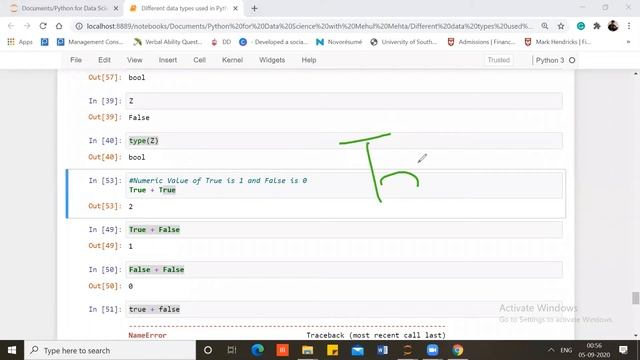 7. Data Types in Python - Boolean (Part D) смотреть онлайн