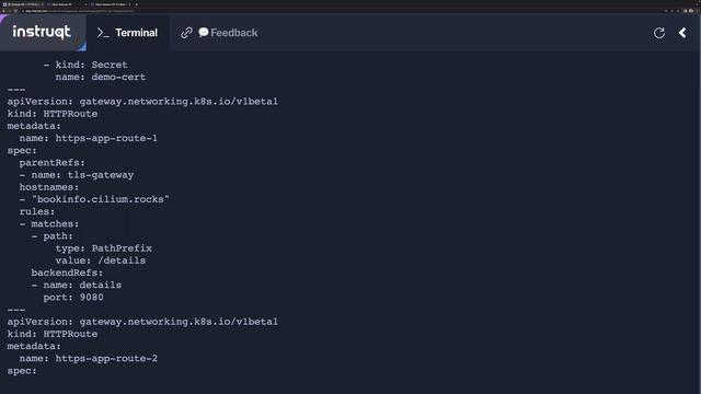 Gateway API TLS Termination смотреть онлайн