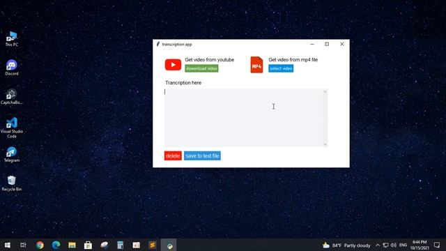 transcription app in python (get text from videos) смотреть онлайн