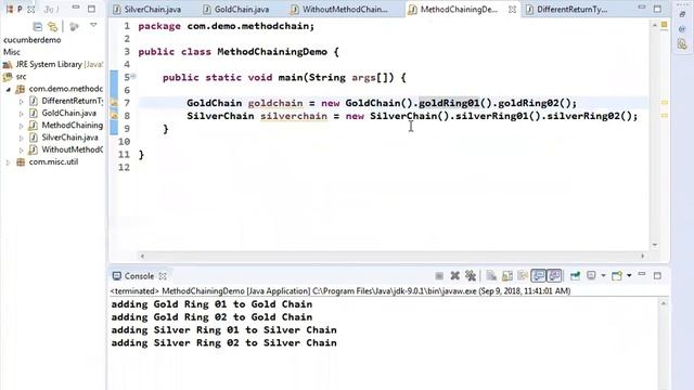 Java Method Chaining смотреть онлайн