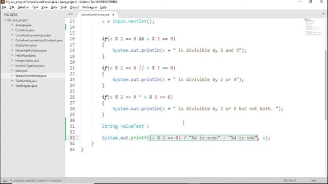Java Programming[7] - Boolean/Logical Operators смотреть онлайн