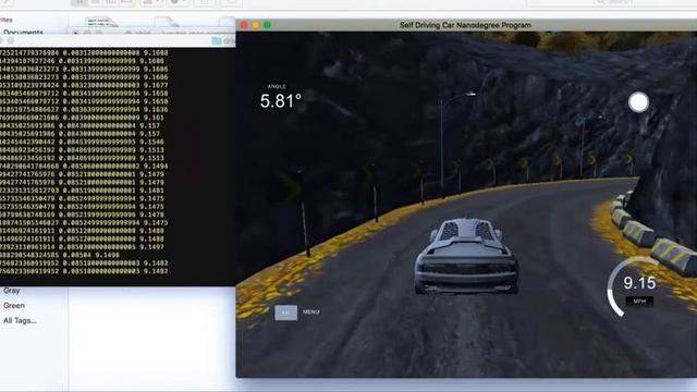 Behavioural Cloning in Self Driving Cars using Python смотреть онлайн
