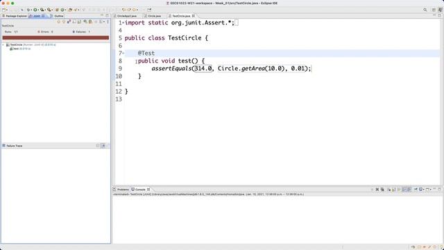[HD] EECS1022 W21 - Java Tutorials - Week 1 - Part E - JUnit Tests смотреть онлайн