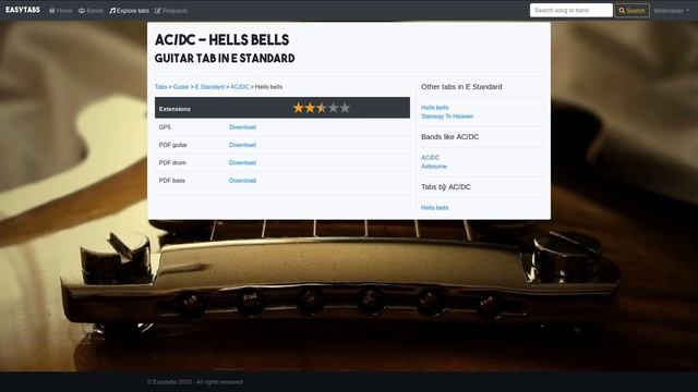 EasyTabs - PHP Laravel Music Tabs Management смотреть онлайн