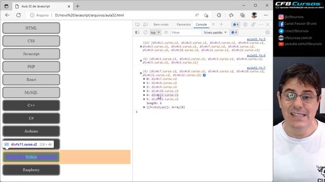 Aprenda o Método getElementsByClassName. Manipulando DOM #P3 - Curso de Javascript Moderno - Aula 3 смотреть онлайн
