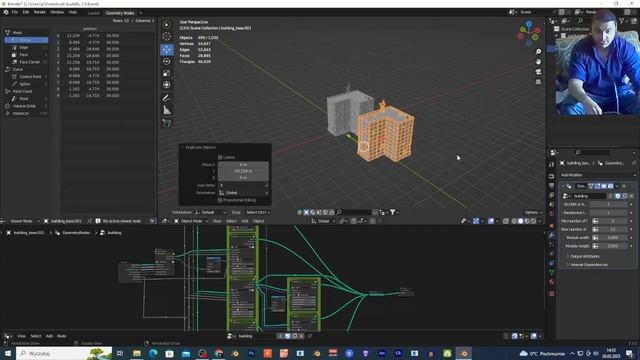 Free Building Blender Geometry Nodes Buildify COLL STUFF смотреть онлайн