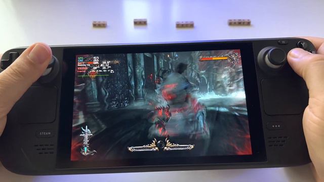 Castlevania: Lords of Shadow 2 - Steam Deck handheld gameplay | max graphics Vulkan смотреть онлайн