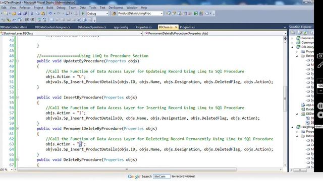 LinQ to Sql Query & LinQ to Sql Procedure and using 3 tire Architecture смотреть онлайн