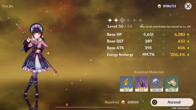 Yun Jin Idle Animations 10/10 | Genshin Meme смотреть онлайн