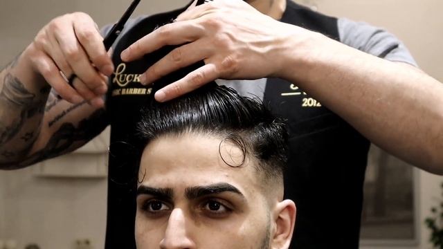 Vintage Mens haircut & style | Old School Men hairstyle смотреть онлайн