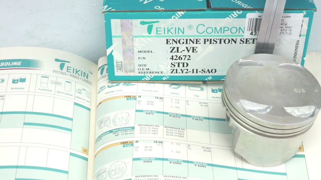 ZL-VE (1.5L) Mazda поршни Teikin (42672) смотреть онлайн
