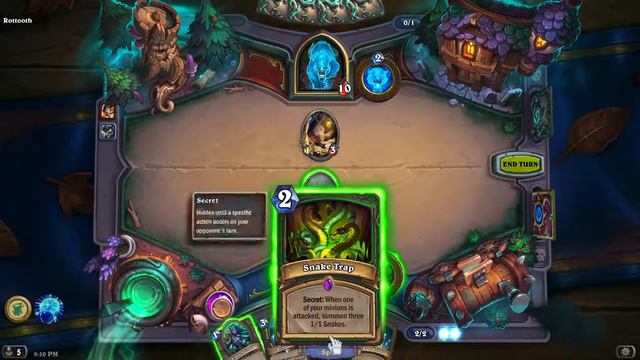 [Hearthstone] Witchwood Monster Hunt: Tracker vs Rottooth смотреть онлайн
