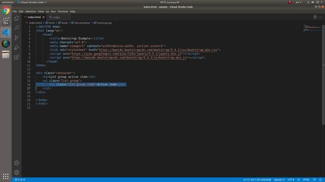 Bootstrap List group Active Item смотреть онлайн