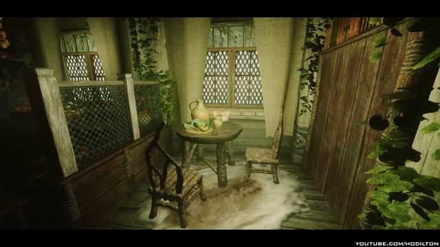 TES V - Skyrim Mods: Elisdriel - Bosmer inspired tree house смотреть онлайн