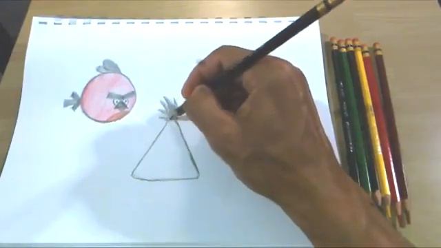 How to Draw Angry Bird Kids Easy смотреть онлайн
