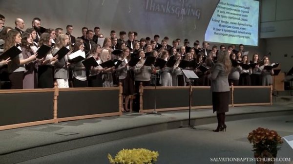 «Пишутся прекрасные пейзажи...» — Молодёжный хор.