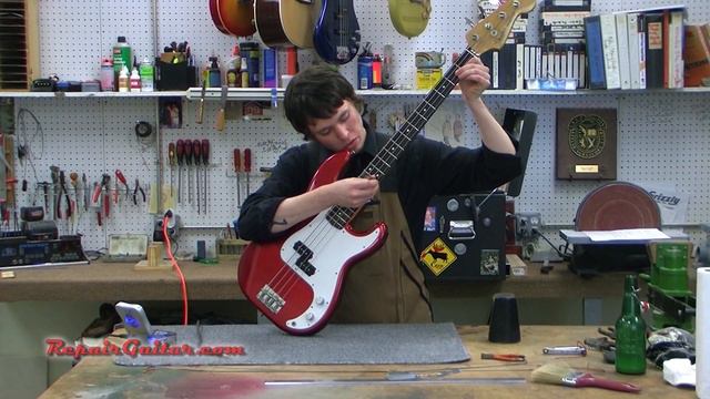 RepairGuitar.com Presents: How to Set Up A Bass Guitar смотреть онлайн