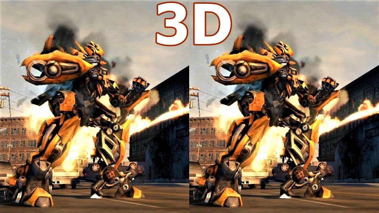 Transformers 3D video SBS VR box google cardboard смотреть онлайн