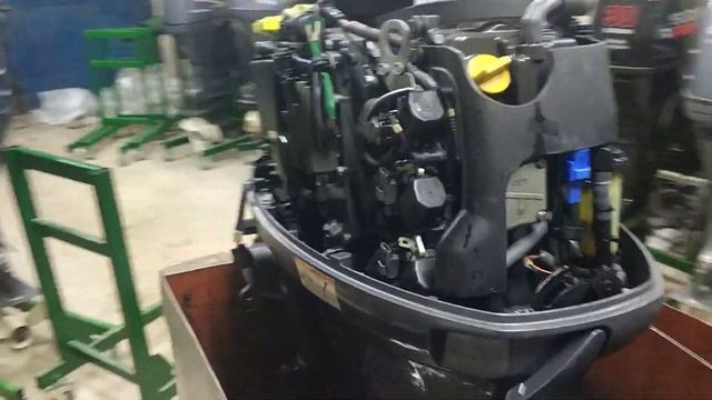 Yamaha F40 гидроподъем