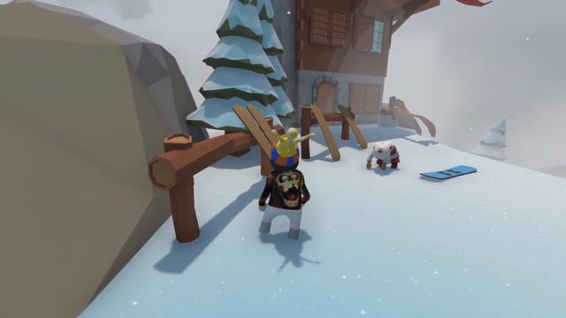 Прохождение HUMAN FALL FLAT  Лёд