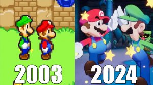Эволюция серии игр Mario & Luigi [2003-2024]