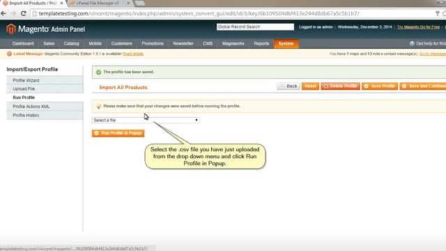 Magento. How To Export/Import Data In CSV Files смотреть онлайн