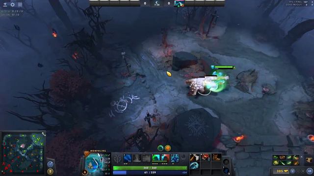 Дота 2 как фармить лес Морфом Патч 7.28