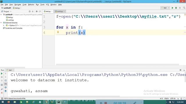 FILE HANDLING IN PYTHON | PYTHON PROGRAMMING COURSE | DATACOM IT I NSTITUTE смотреть онлайн