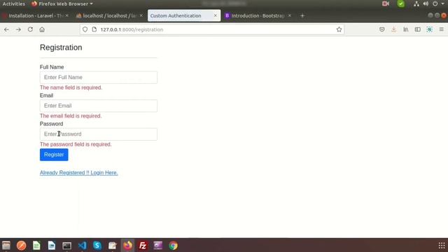 Part 2: Login, Logout, Registration with Laravel | Complete Registration process with validation смотреть онлайн