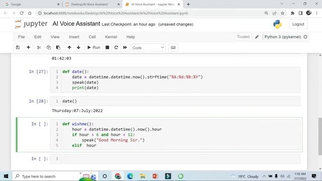 Jarvis AI Assistants in python for beginners in one Video смотреть онлайн