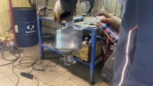 Удаление катализаторов. Установка пламегасителей на Opel Antara 2012 года.