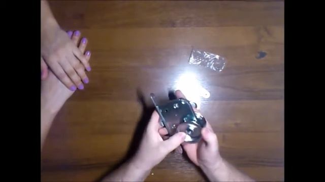 Врезной замок для раздвижной двери (sliding door lock) смотреть онлайн