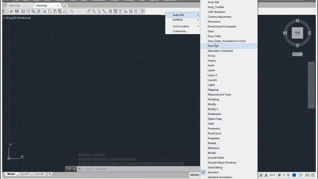 AutoCAD Classic Workspace in 2015 version смотреть онлайн