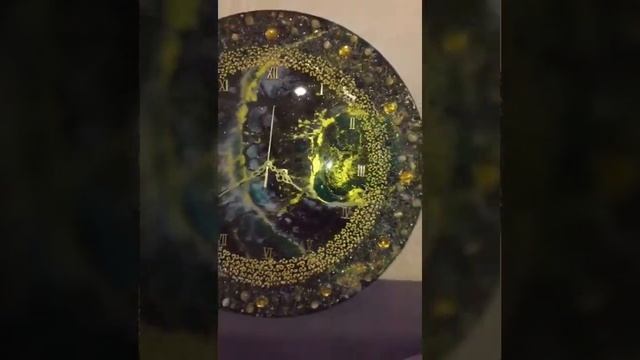 Resin Art. Часики из эпоксидки. смотреть онлайн