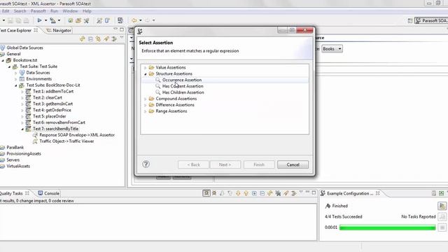 Parasoft SOATest - Validating with the XML Assertor смотреть онлайн