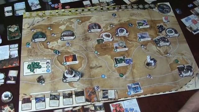 Eldritch Horror (Древний Ужас), геймплей 3/3 - настольная игра с Братцем Ву смотреть онлайн