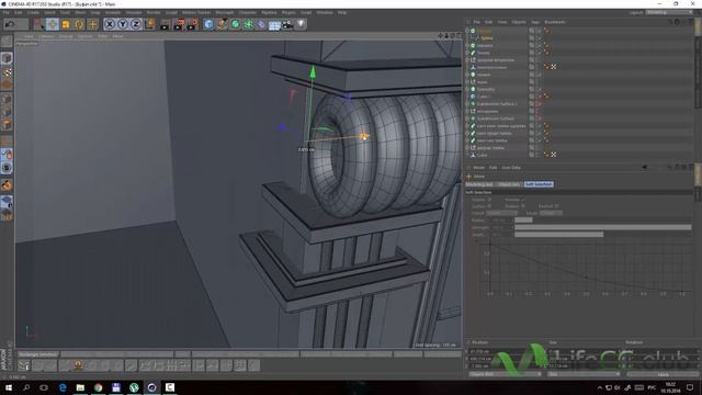 Cinema 4D Моделирование буфета Часть 4 смотреть онлайн