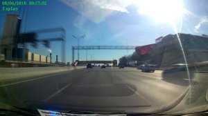 Вокруг Москвы по МКАД(108 км.) за 19 минут/Moscow ring road(короткая версия)