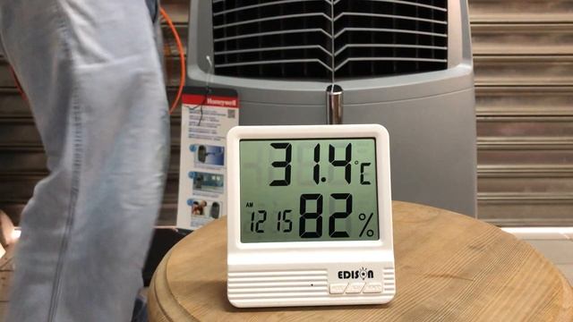 Honeywell 環保移動式30公升空氣水冷器CL30XC 開箱 室內開窗 30分鐘 出風口前溫度變化紀錄 смотреть онлайн