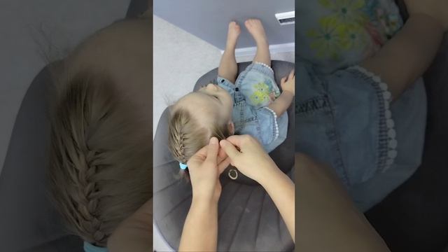 Три простых косички для малышки #shorts