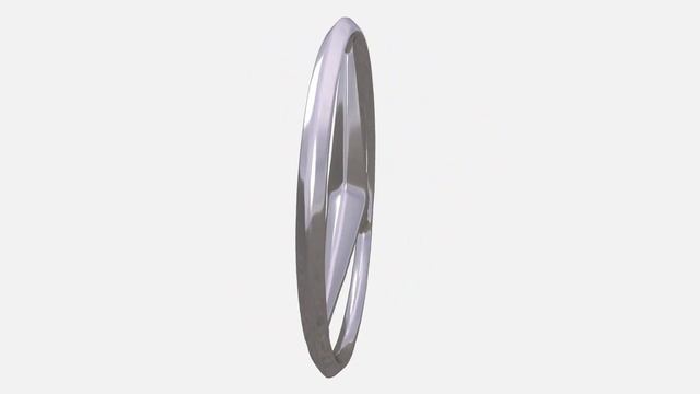 Mercedes Benz emblem 3D model смотреть онлайн