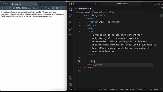 Chap 49 - lang attribute in HTML | HTML Tutorial For Beginners To Advance смотреть онлайн