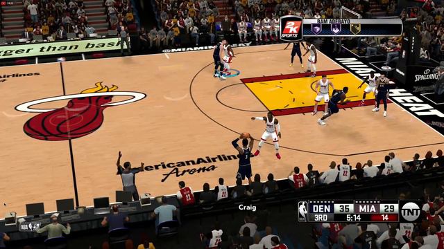 NBA 2K14: 2K20 Mod Heat vs Nuggets смотреть онлайн