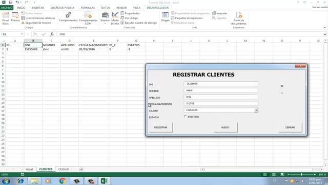 Variables y formularios - Tutorial SQL en Excel Capitulo Nº 6 смотреть онлайн