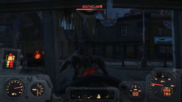 Fallout 4 - Deathclaw 10% Chance of Survival смотреть онлайн
