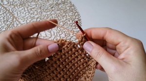 Хочется вязать их без конца 😍 Модная и красивая сумка крючком из 1 моточка шнура 👌