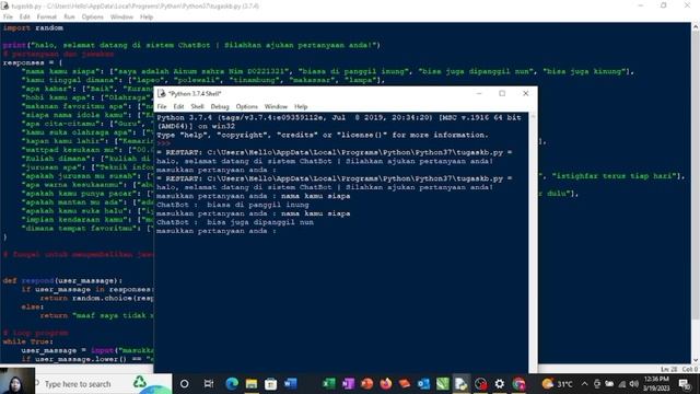 Tutoria Python Fungsi Dan Perbedaan Menggunakan Library random dan Levenshtein смотреть онлайн