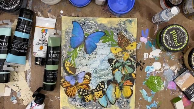 "Hope Fill My Soul" Mixed Media Collage by CT Member Carisa Zglobicki смотреть онлайн